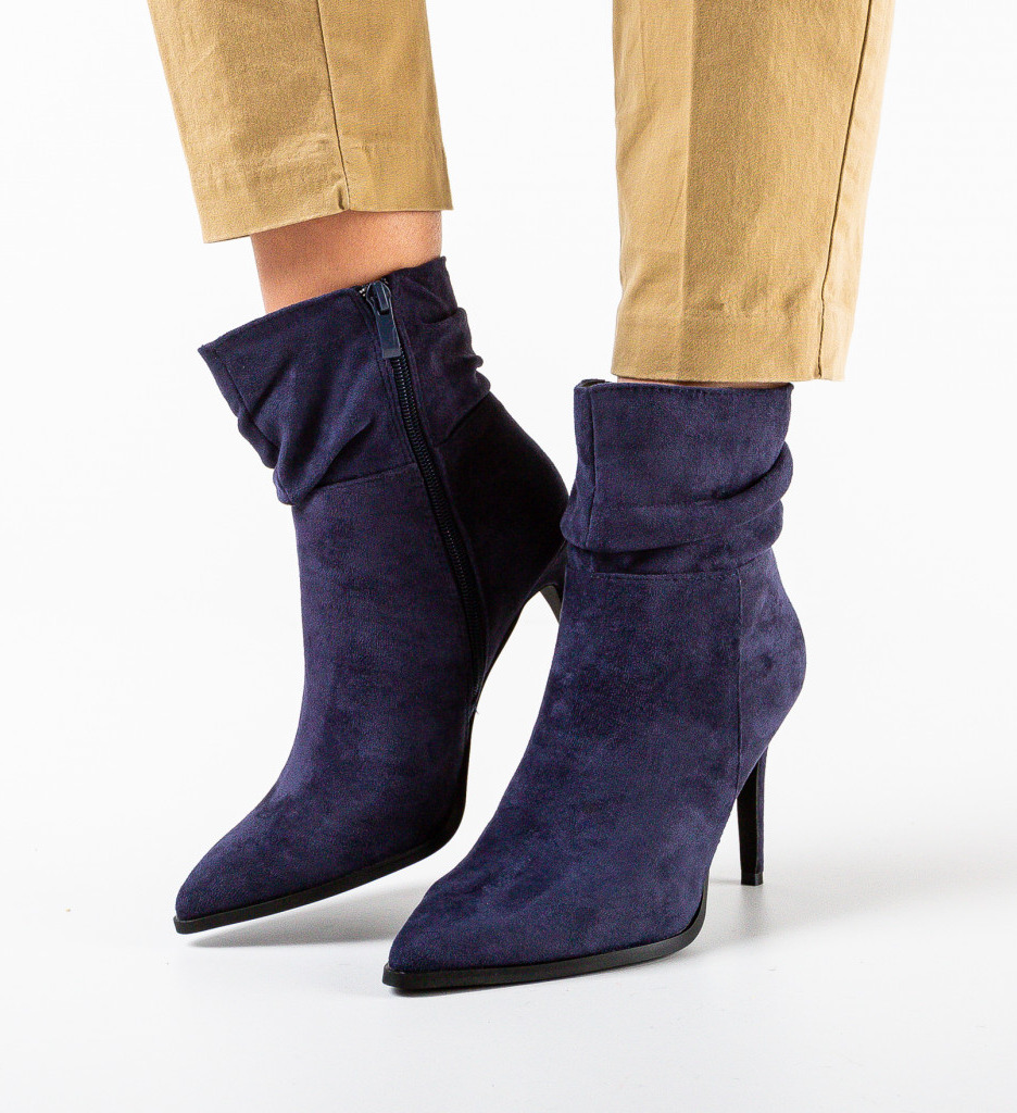 Botine Dama Ving Bleumarin | Eleganță și Stil - imagine 4