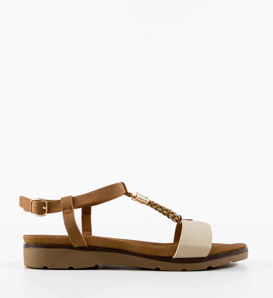 Sandale Dama Bej Elegante | Confort Optim - imagine 5