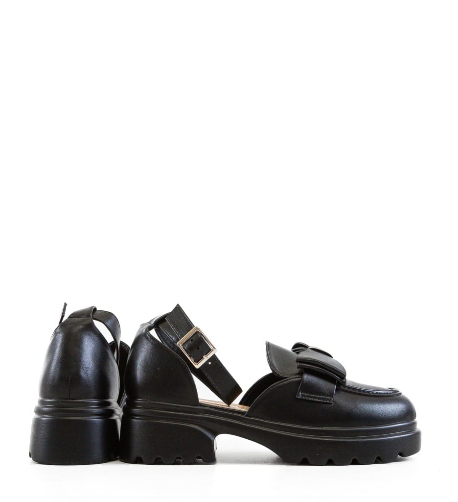 Pantofi Casual Dama Caradon Negri – Confort Stilat - imagine 4