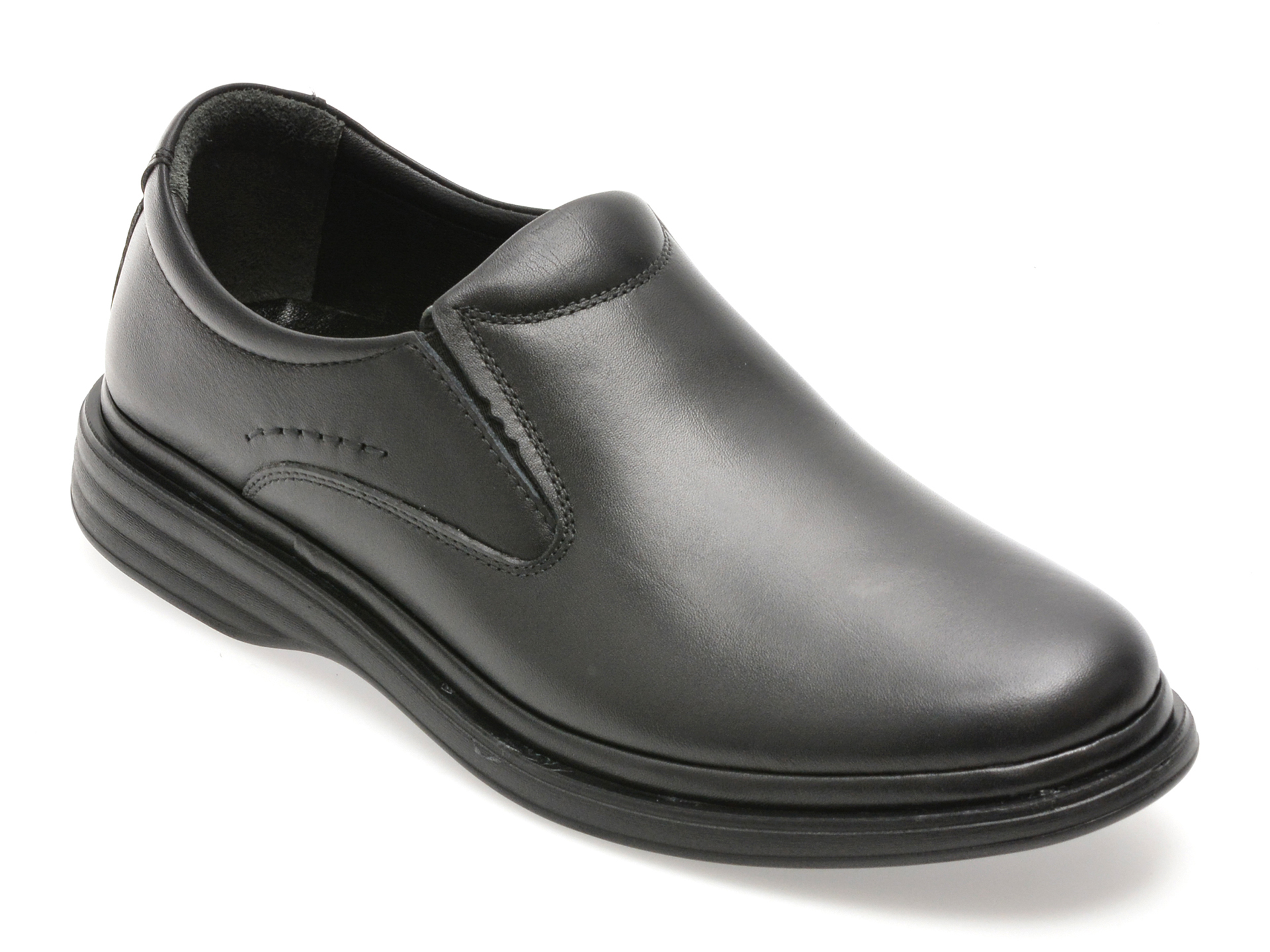 Pantofi Bite The Bullet negri din piele naturala