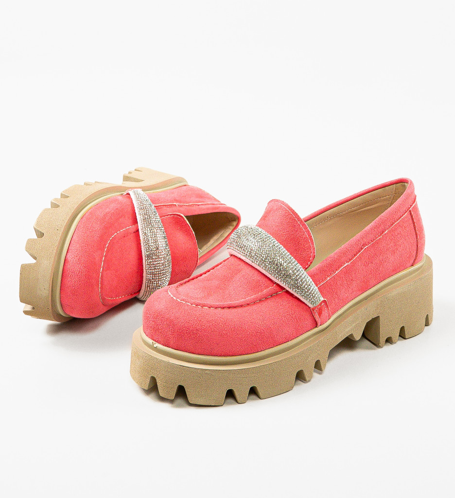Pantofi Casual Spikez Roz - Stil și Confort - imagine 7