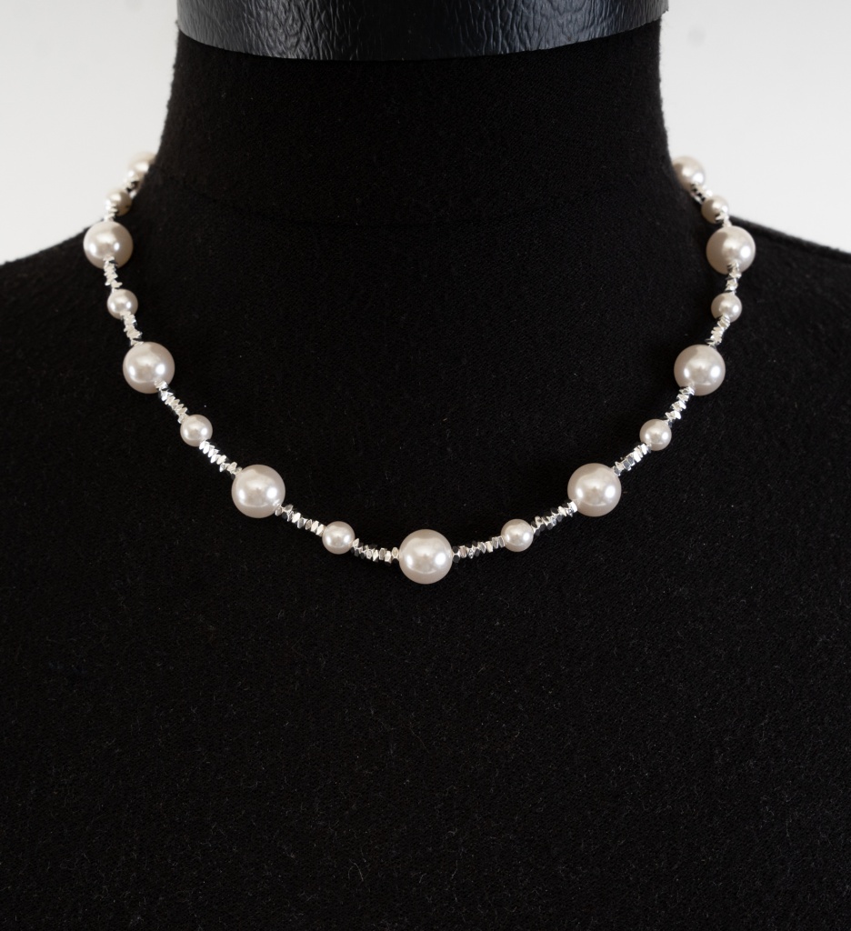 Colier Joliane Alb - Eleganță și Stil - imagine 2