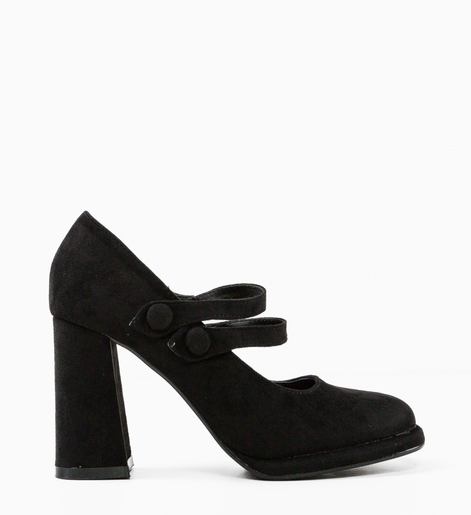 Pantofi Vintage Negri | Eleganță Atemporală - imagine 5