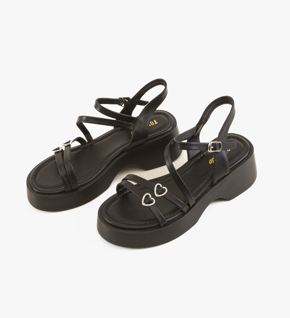 Sandale Dama Mininara Negre - Eleganță și Confort - imagine 5