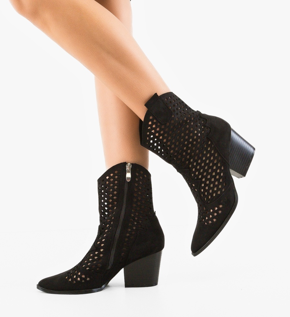 Botine dama Cameron Negre - imagine 2