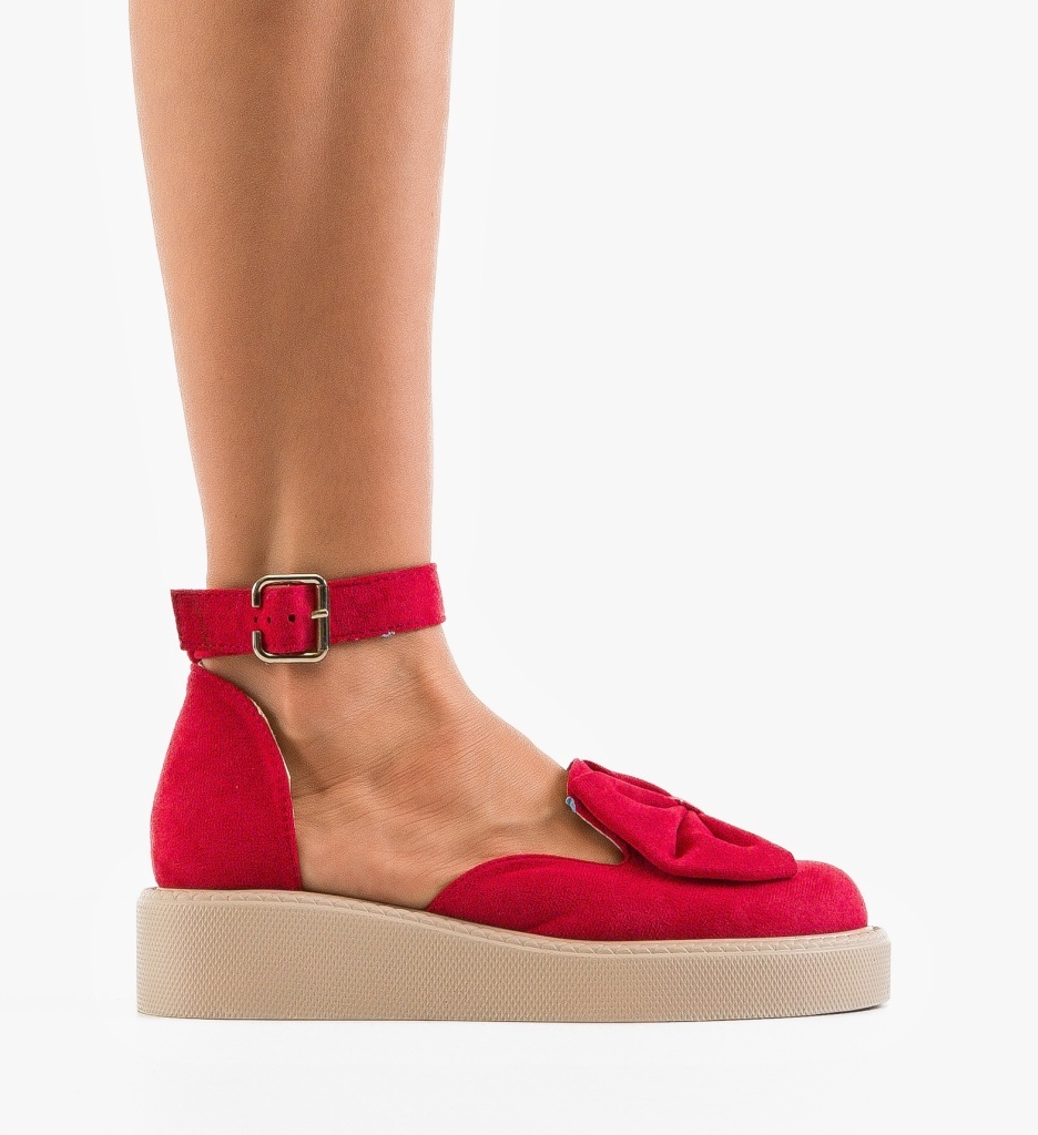 Pantofi Casual Dama Elona Fuchsia Eleganți - imagine 6
