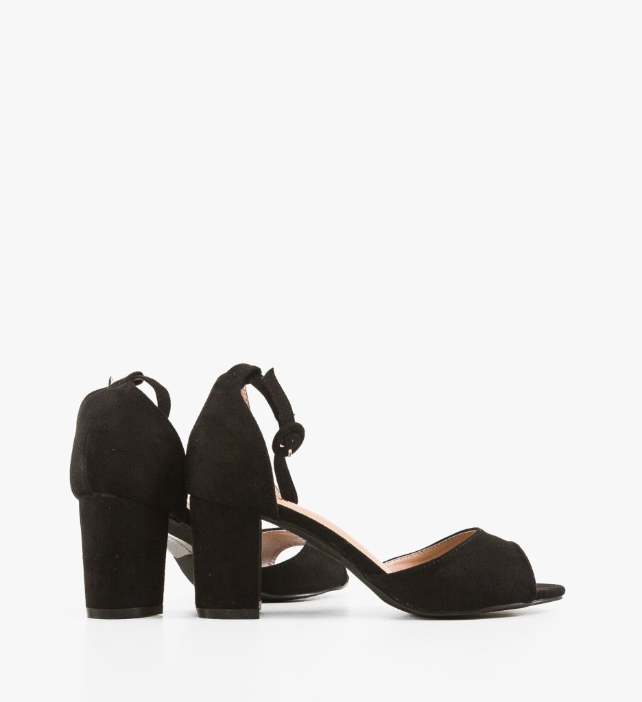 Sandale cu Toc Duncan Negre | Eleganță și Stil - imagine 5