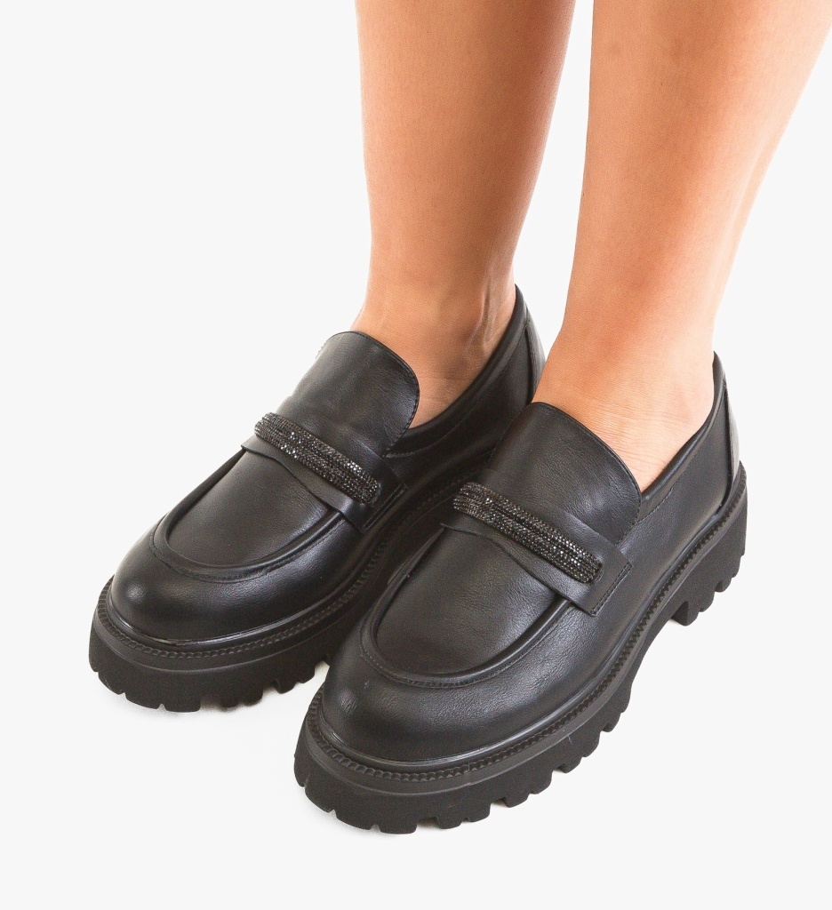 Pantofi Casual Dama Sion Negri - Confort și Stil - imagine 3