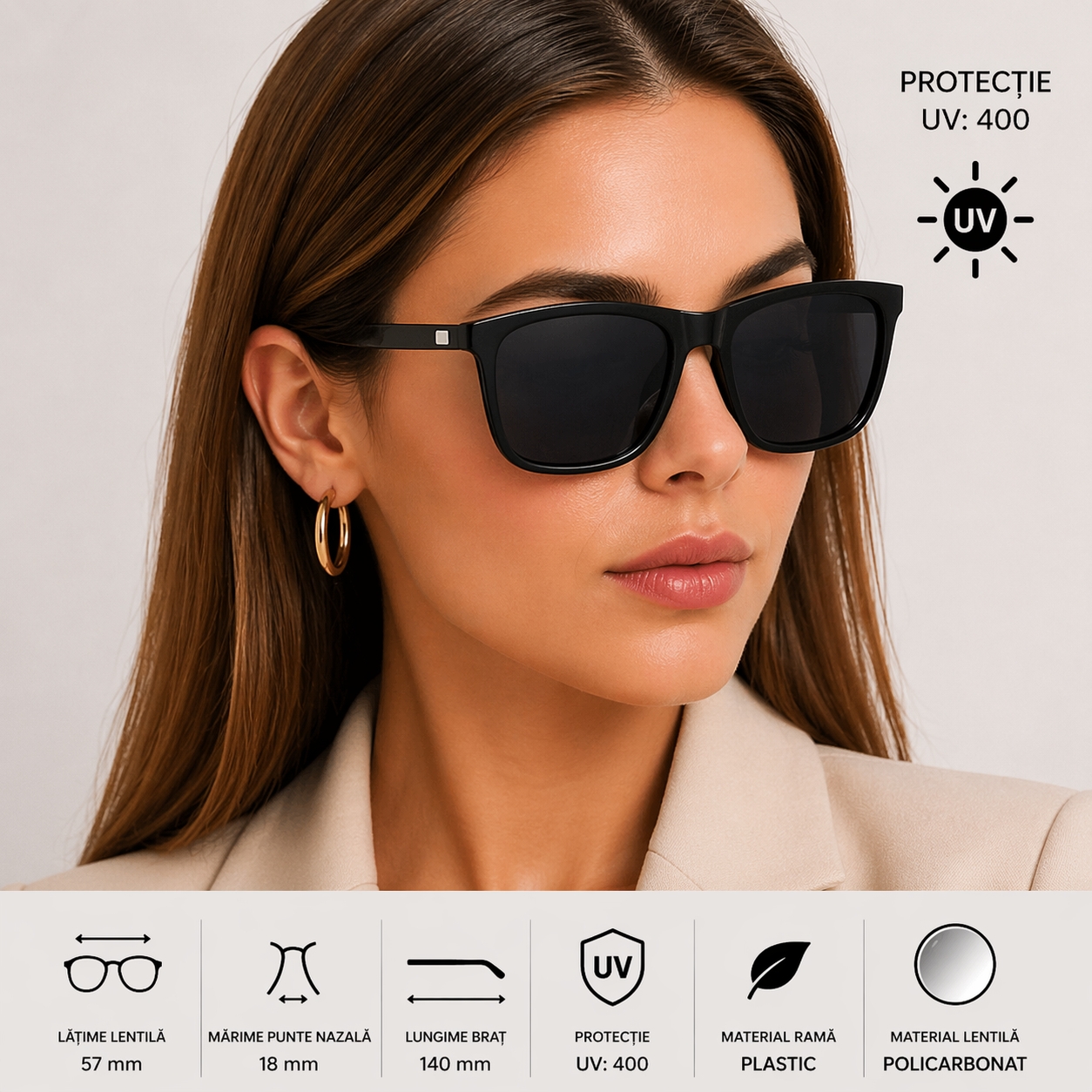Ochelari Picadili SG059 cu protecție UV400 - imagine 3