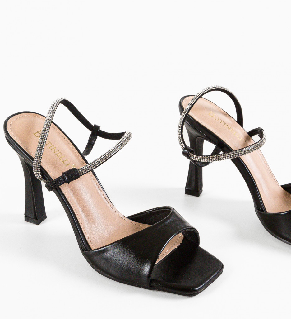 Sandale Dama Malia Negre | Eleganță și Stil - imagine 8