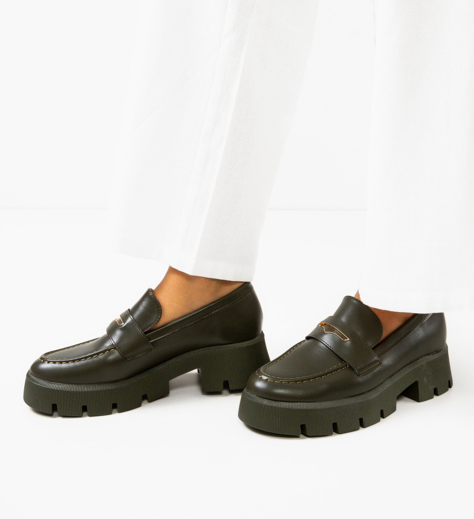 Pantofi Casual House Verzi - Confort și Stil - imagine 2
