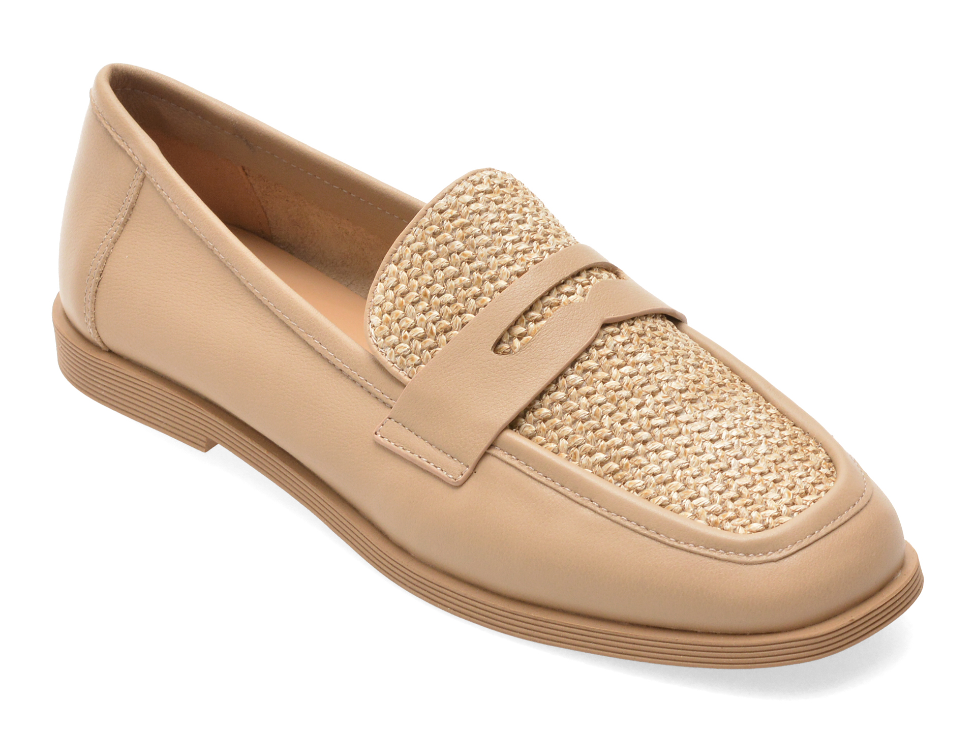 Mocasini Epica Bej din Piele Naturală - Confort & Eleganță