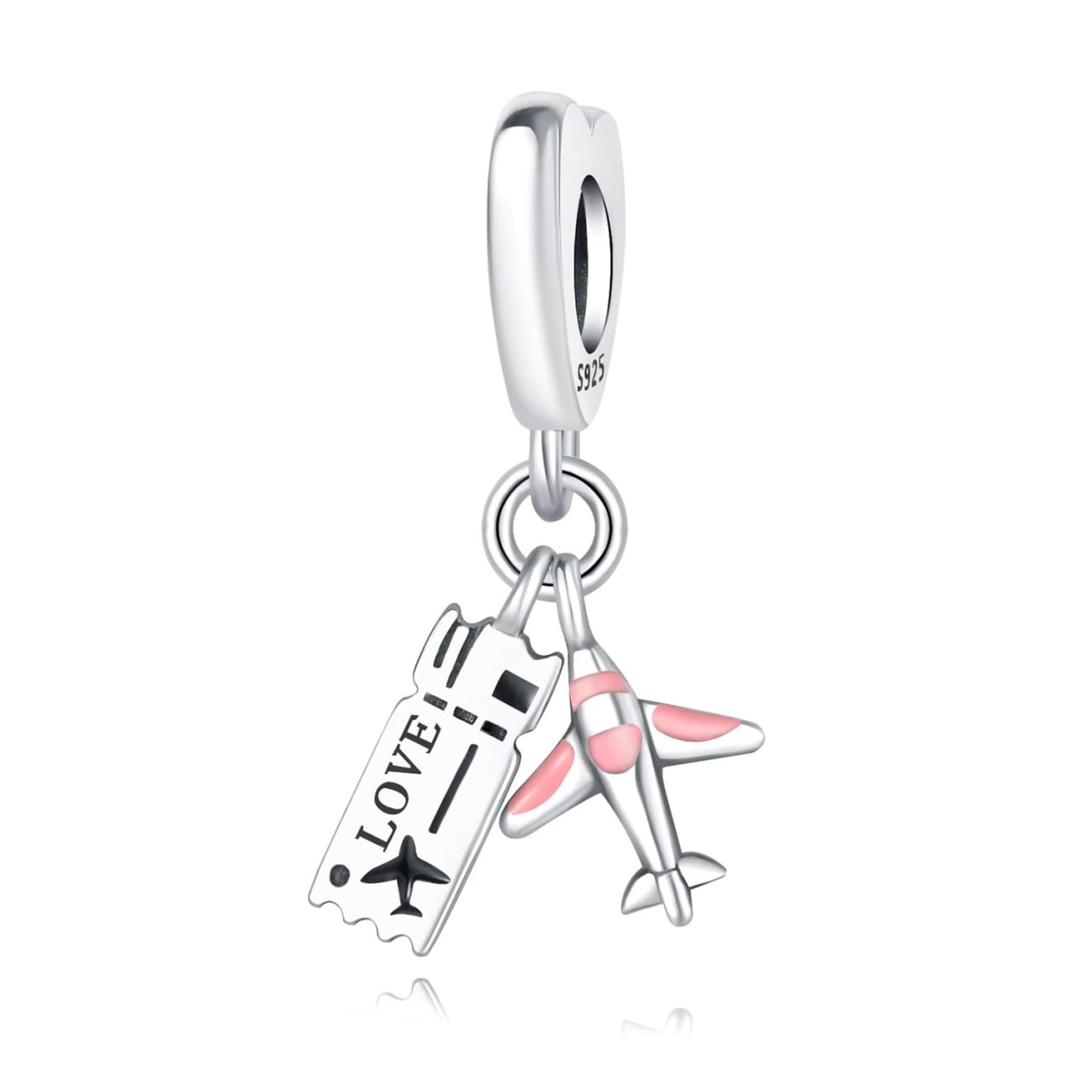Charm Avion Argint 925 Delis | Design Premium