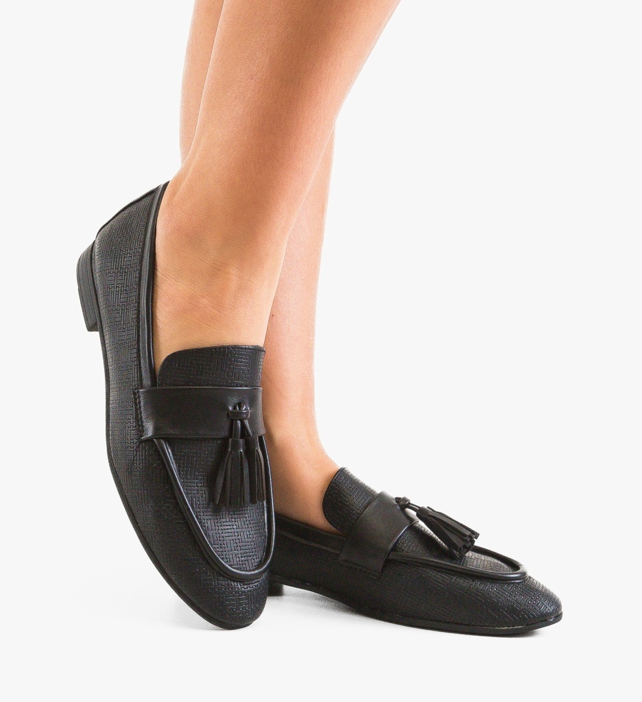 Pantofi Casual Dama Singleto Negri - Confort și Stil - imagine 2