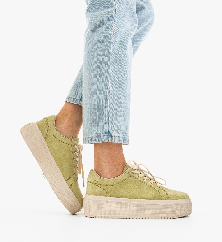 Sneakers Dama Daravo Verzi 2 - Confort și Stil - imagine 4
