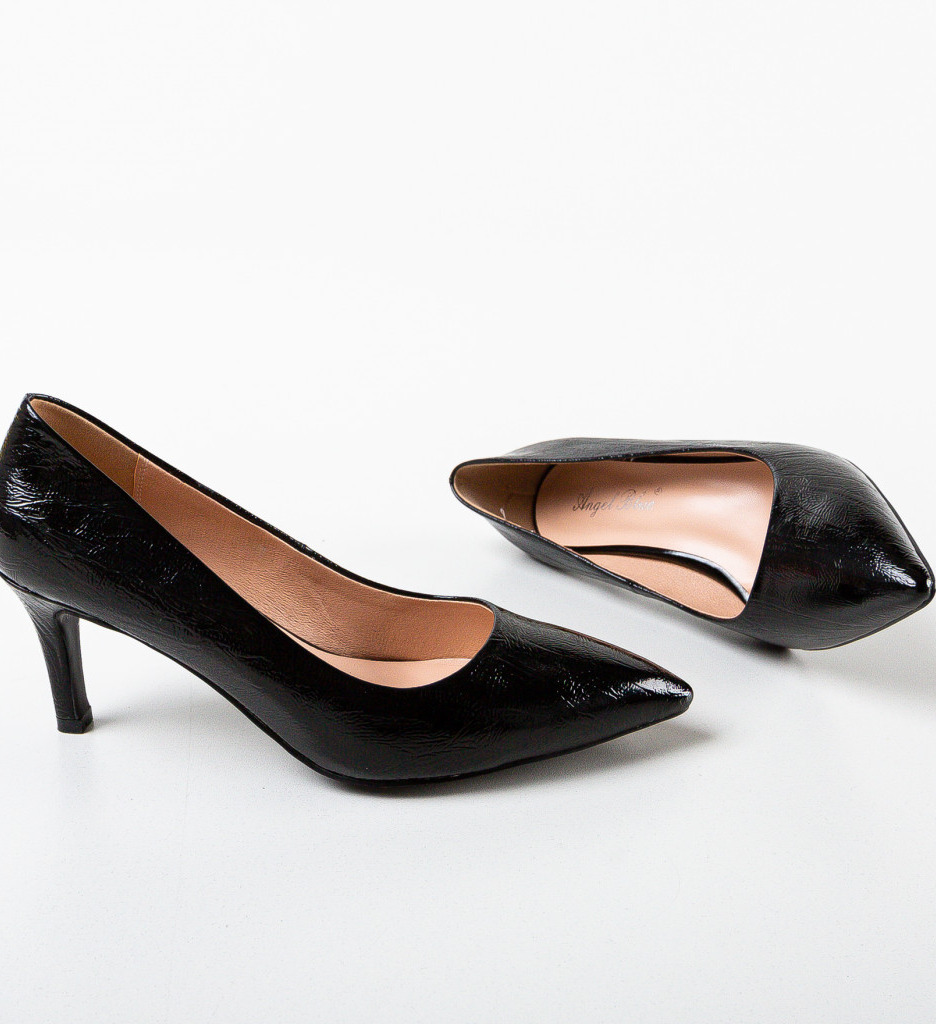 Pantofi Nazum Negri | Eleganță și Stil - imagine 6