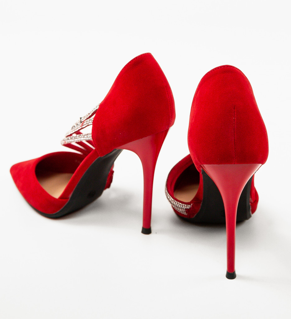 Pantofi Irmina Rosii - Eleganță la Fiecare Pas - imagine 5