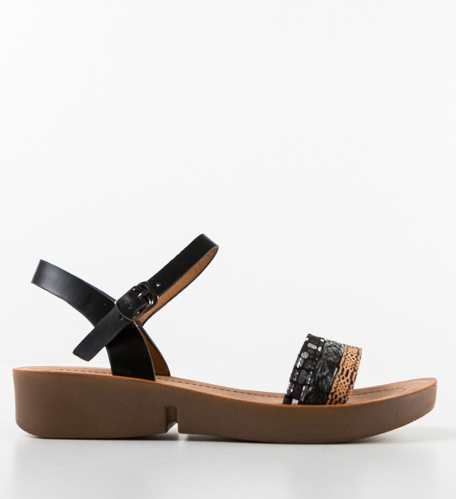 Sandale Dama Polly Negre | Eleganță și Confort - imagine 4
