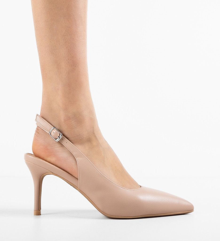 Pantofi Leroy Nude | Eleganță și Stil - imagine 5