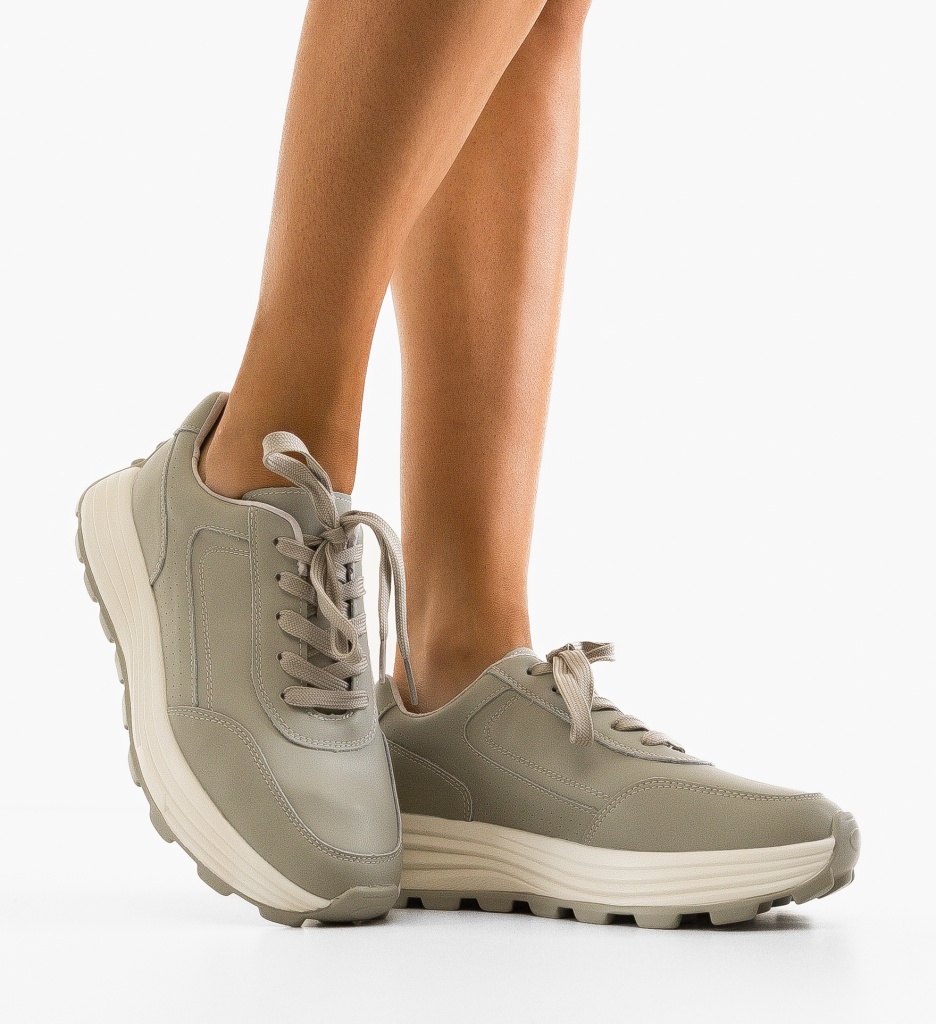 Sneakers Lelalo Gri 2 - Confort și Stil Sport