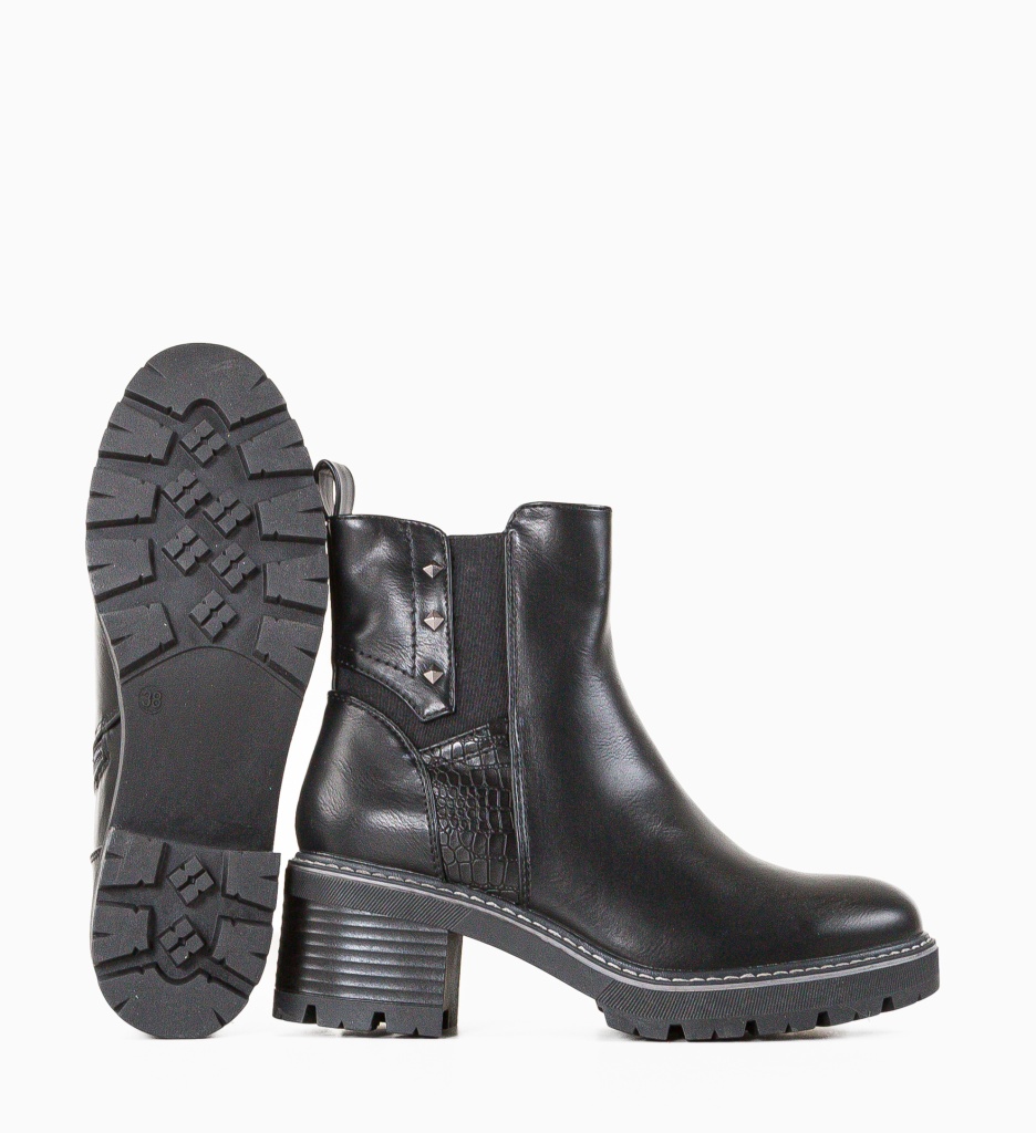 Botine Fulton Negre - Eleganță și Confort - imagine 6