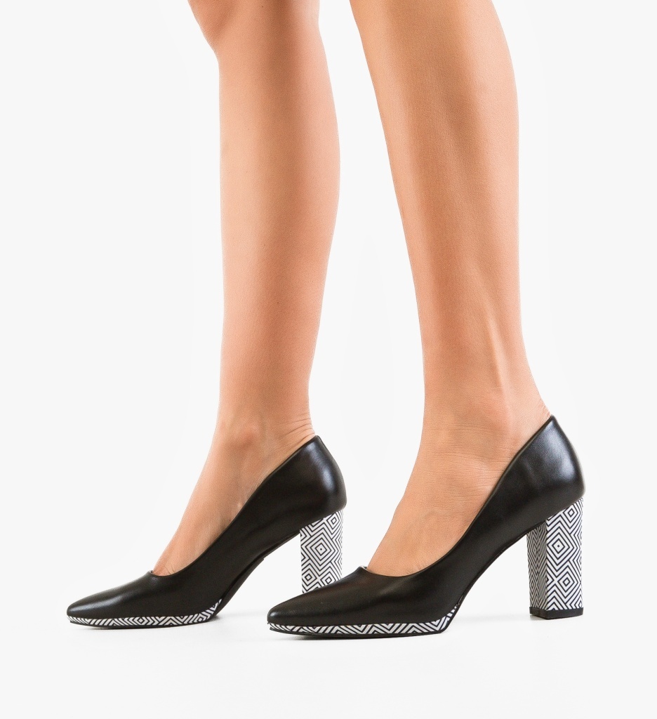 Pantofi Dama Jarat Negri Eleganți - imagine 3
