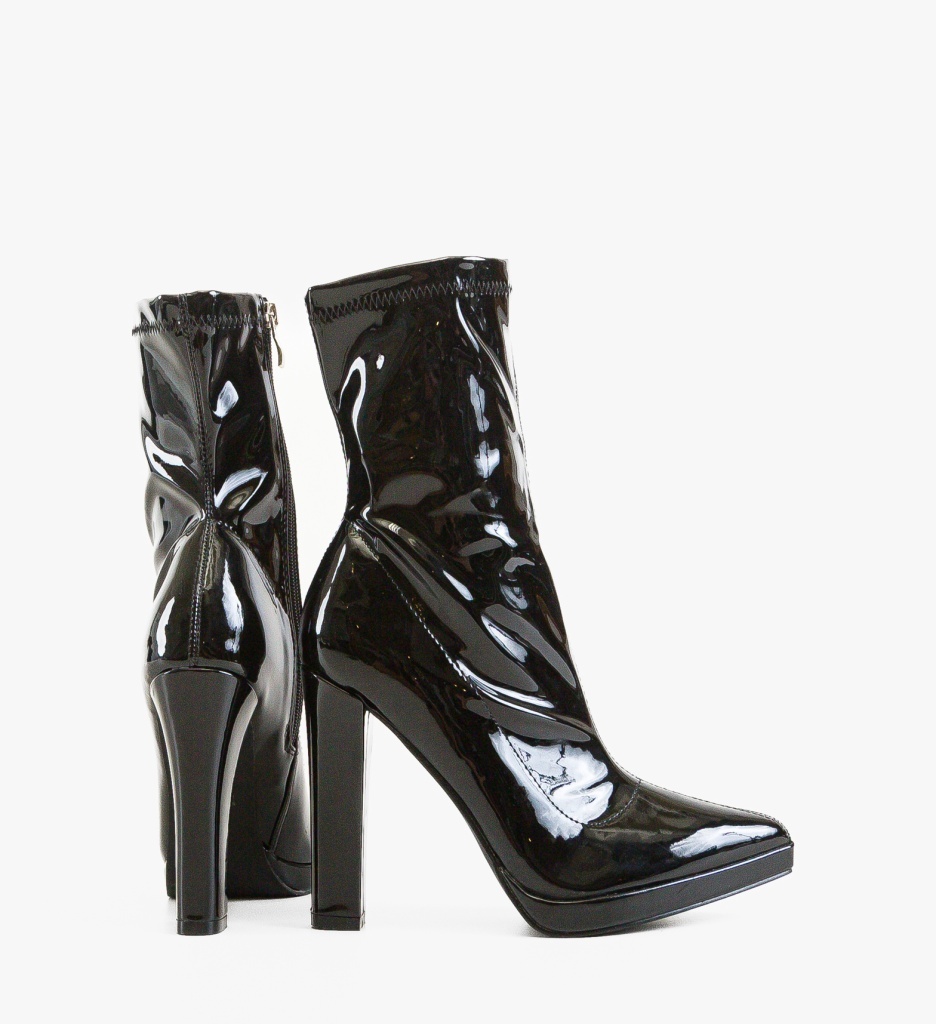 Botine dama Zohai Negre - Eleganță și Stil - imagine 2