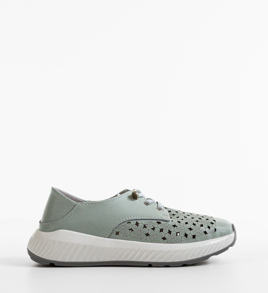 Pantofi Casual Radian Verzi - Confort și Stil - imagine 4