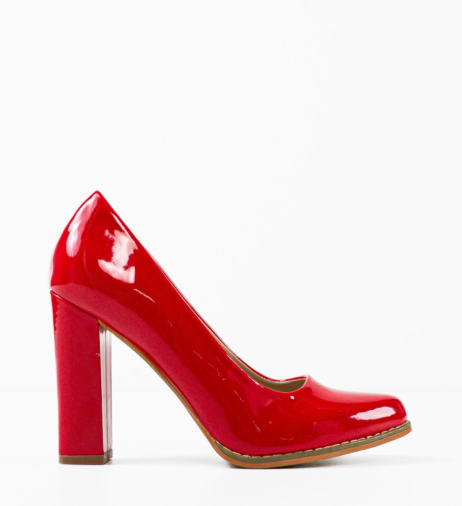 Pantofi Dama Sulfo Rosii - Eleganță și Stil - imagine 6