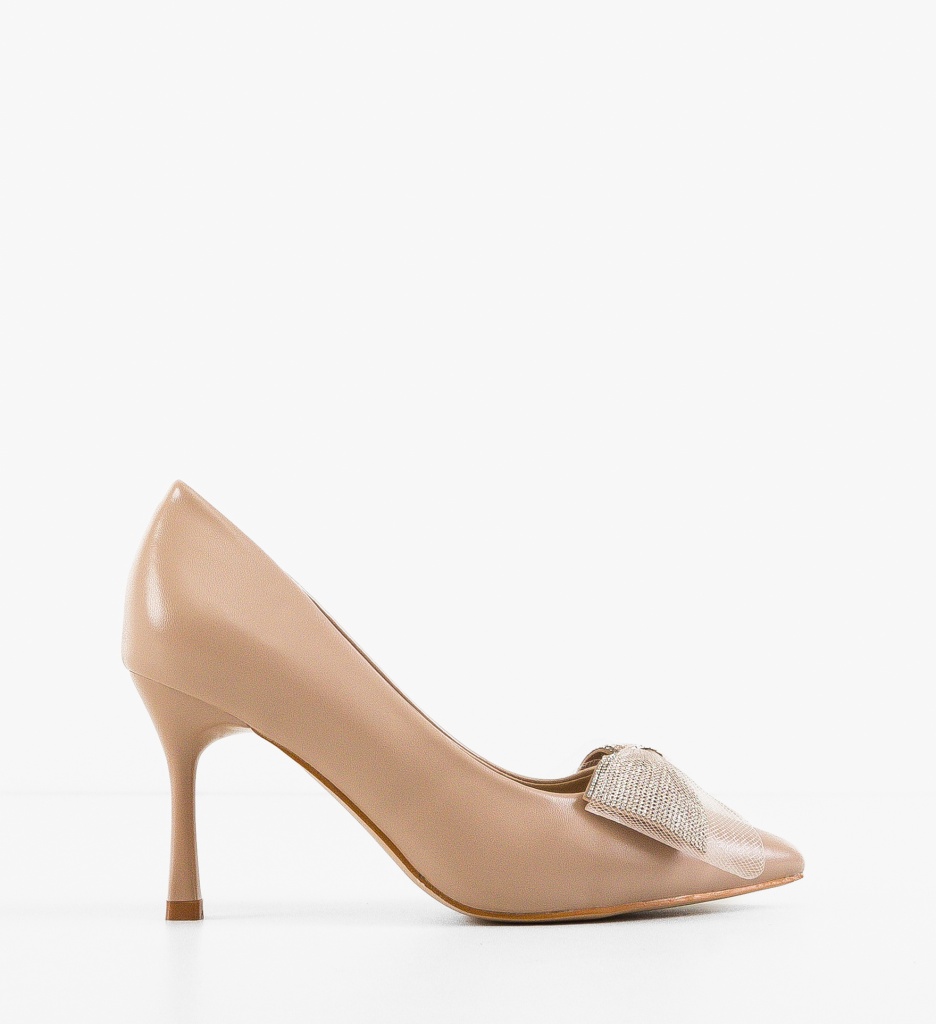 Pantofi Bylay Nude | Eleganți și Versatili - imagine 7