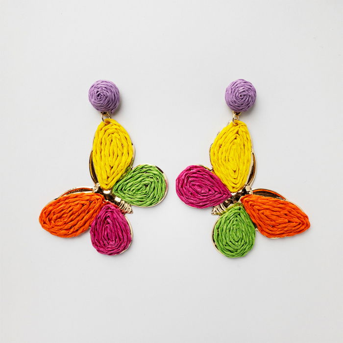 Cercei Fluture Shopika | Stil Multicolor Eleganță