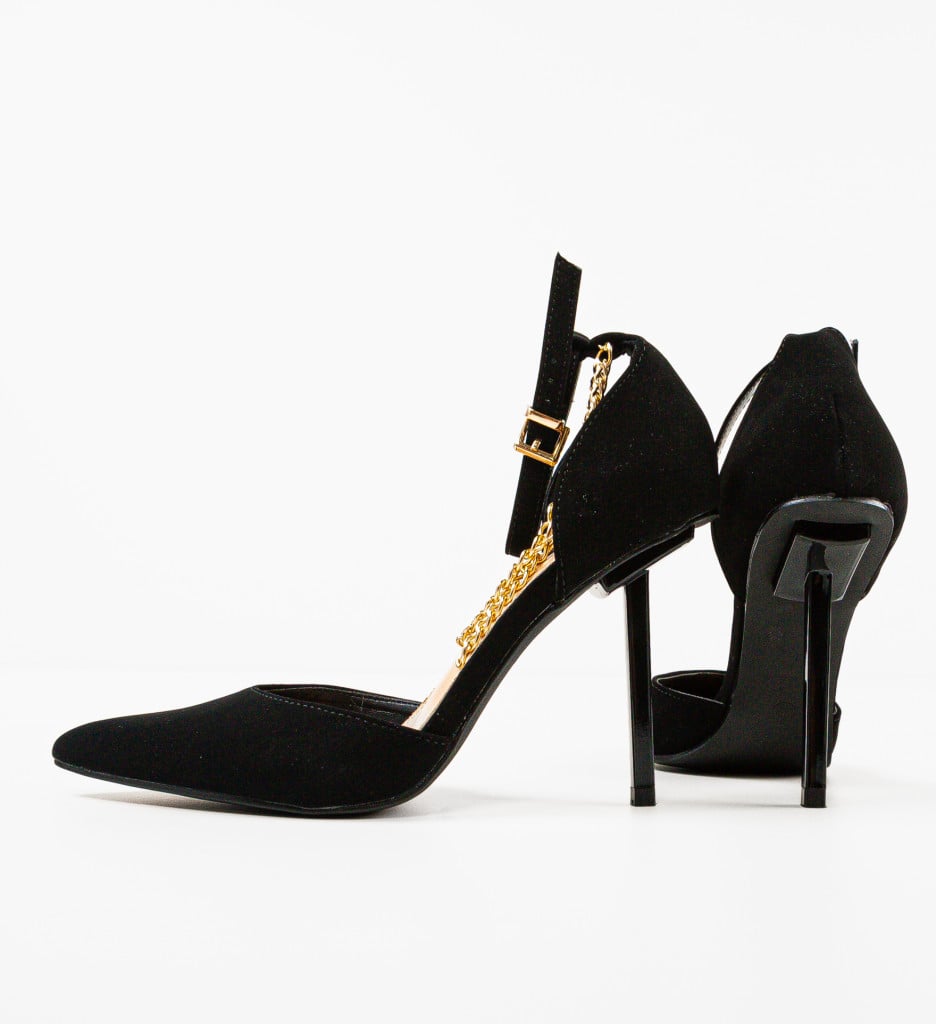 Pantofi cu toc Clayland Negri - Eleganță maximă - imagine 12