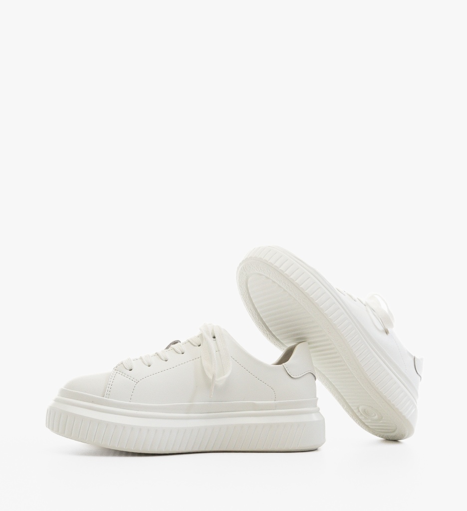 Sneakers Spoke Dama Albi - Confort și Stil - imagine 8