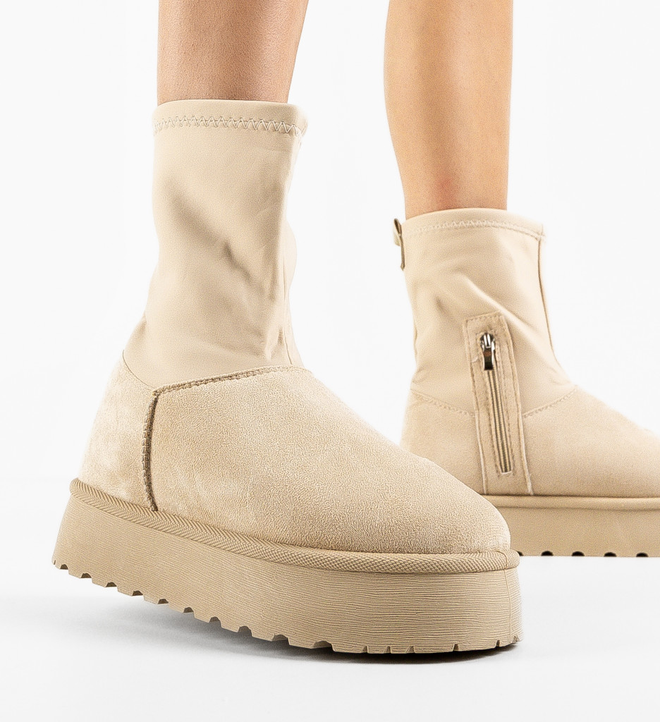Cizme Ug Ultrao Bej - Confort și Stil - imagine 3