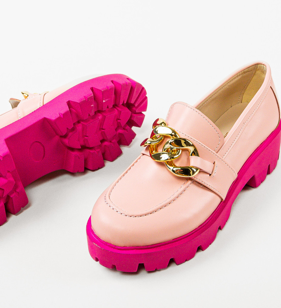 Pantofi Casual Dama Gely Roz - Confort și Stil - imagine 3