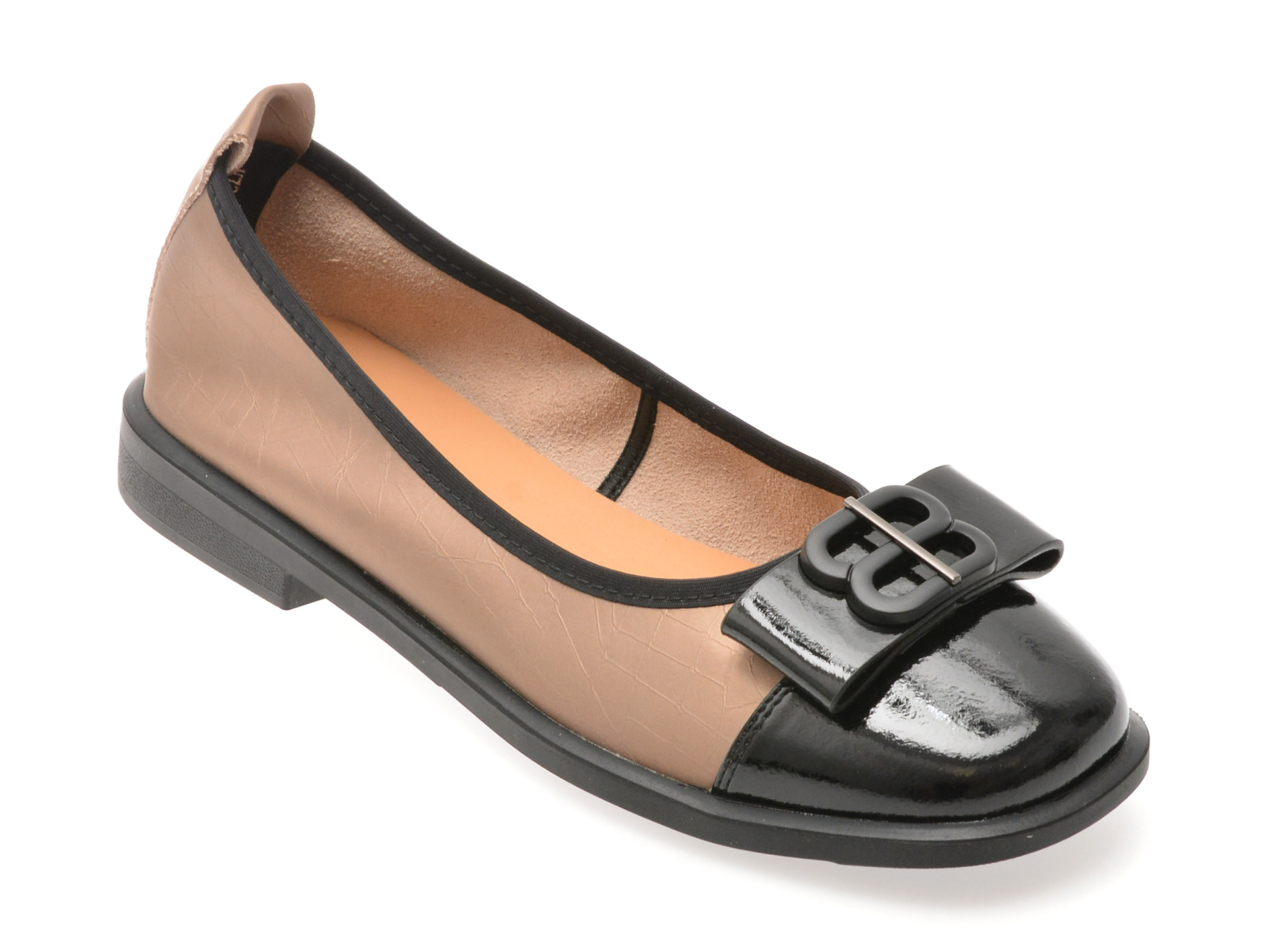 Balerini Flavia Passini Aurii | Eleganță Piele Naturală