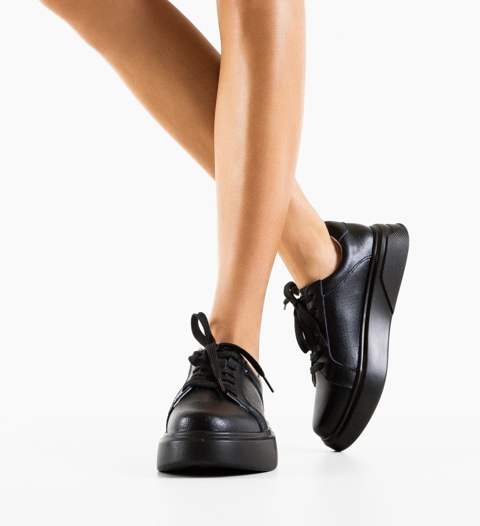 Sneakers Lenox Negri - Confort și Stil Urban - imagine 4