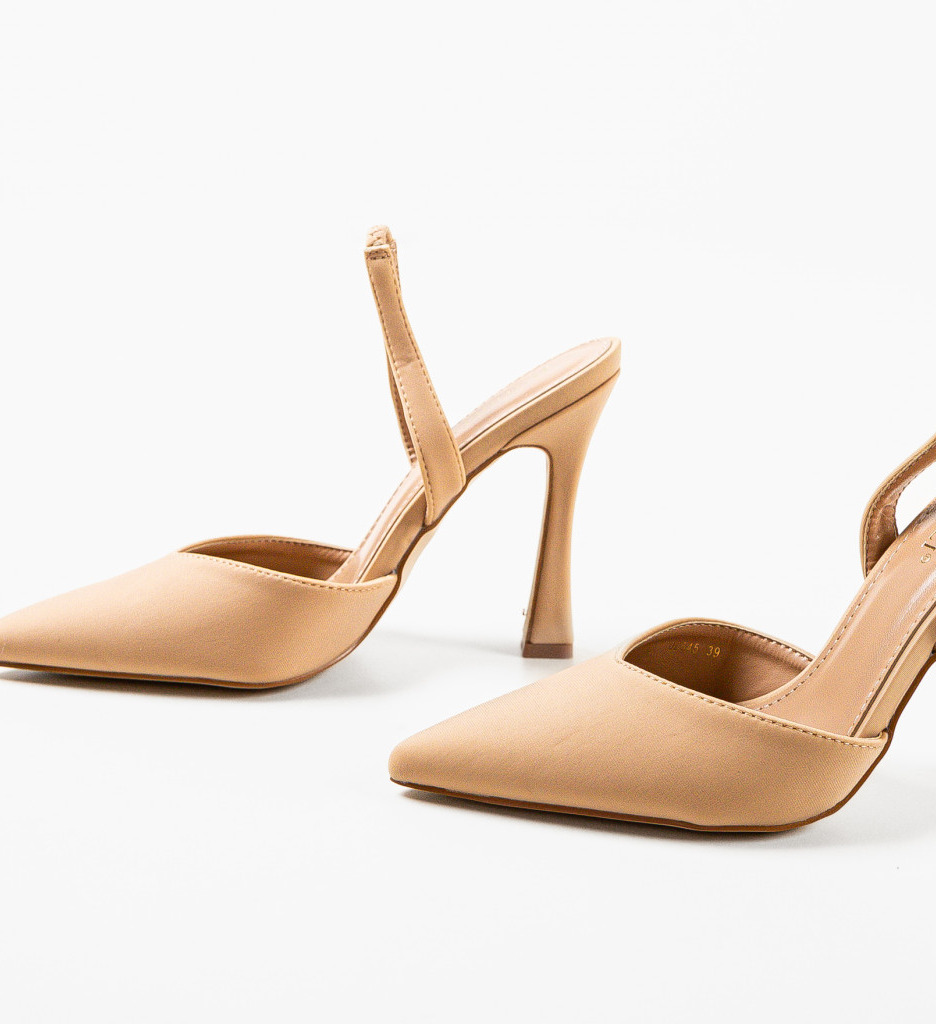 Pantofi cu Toc Vanty Bej - Eleganță și Stil - imagine 6