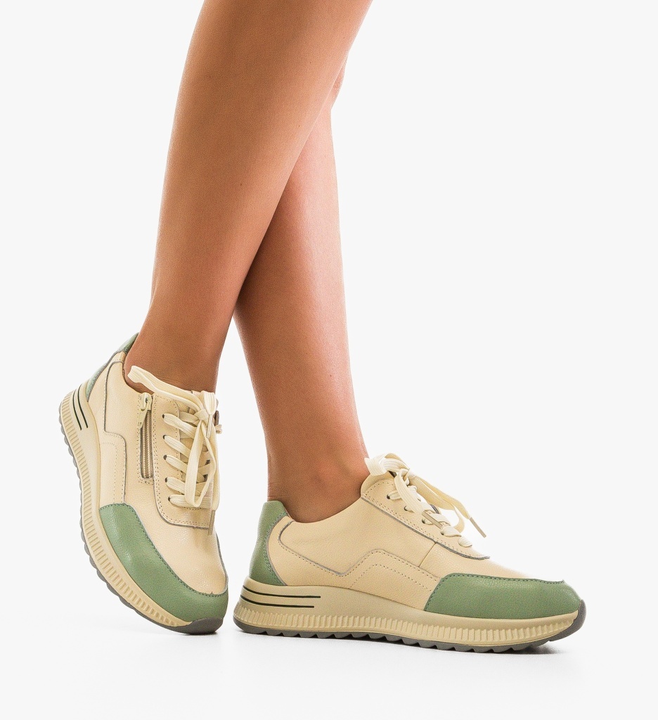 Pantofi Casual Koalka Bej 4 - Confort și Stil - imagine 3