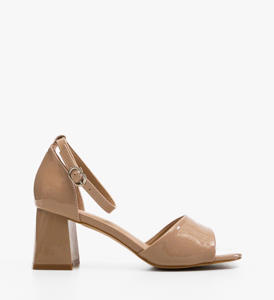 Sandale cu Toc Azaf Nude - Eleganță și Confort - imagine 6