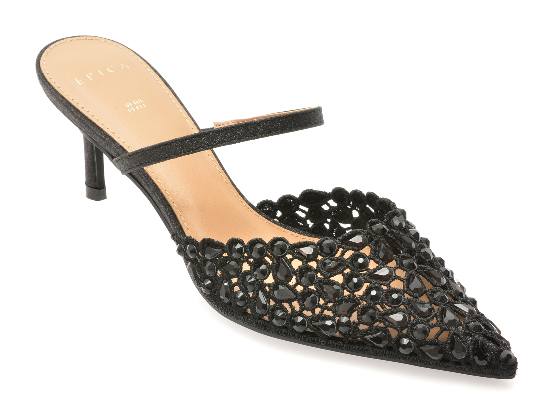 Pantofi Eleganți Epica Negri | Confort și Stil
