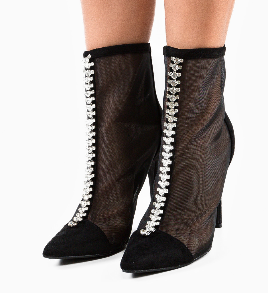 Botine Dama Arun Negre - Eleganță și Confort - imagine 4