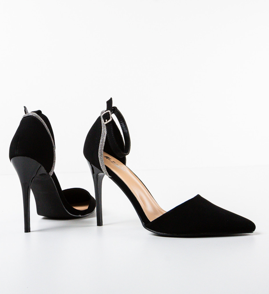 Pantofi cu Toc Orden Negri - Eleganță și Stil - imagine 4