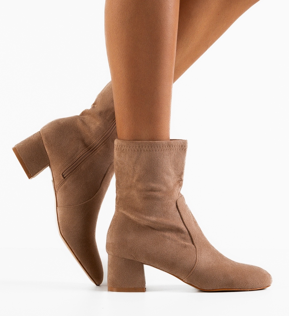 Botine Dama Ismael Khaki - Stil si Confort