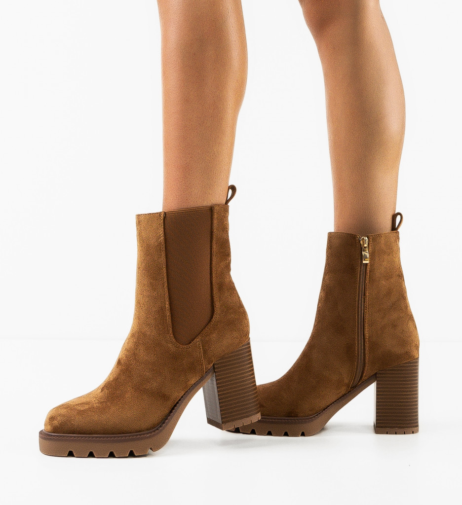 Botine Nevymar Camel | Confort & Stil Elegant