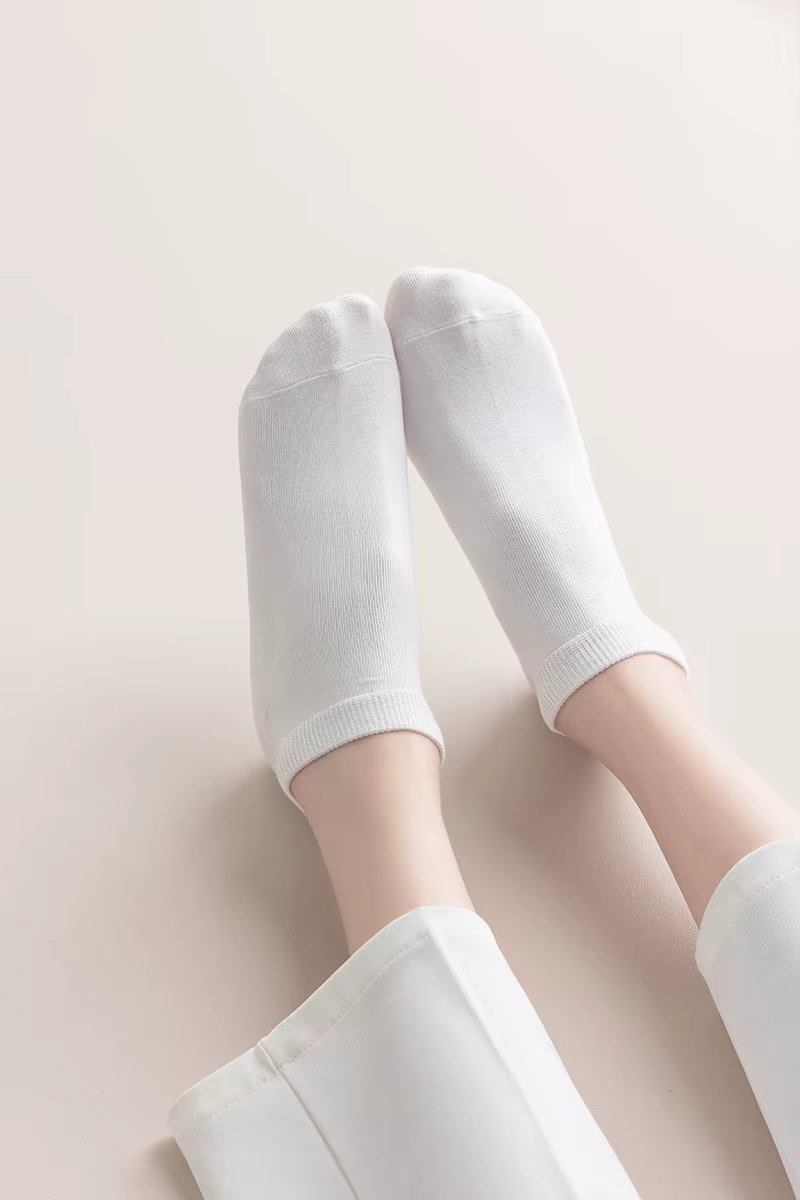 Picadili Sosete Dama Confortabile Alb - imagine 3