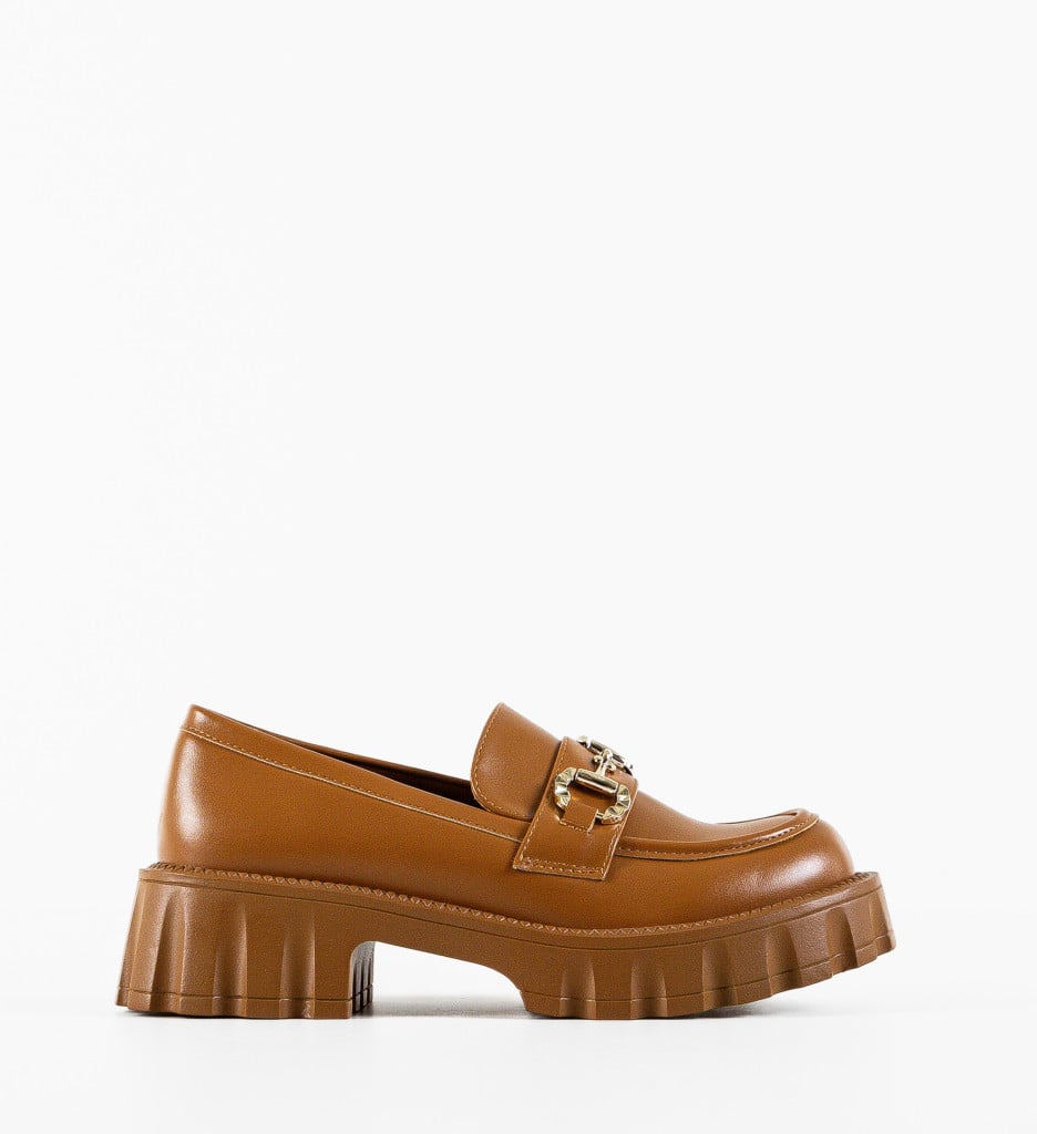 Pantofi Casual Alyena Camel - Confort și Stil - imagine 9