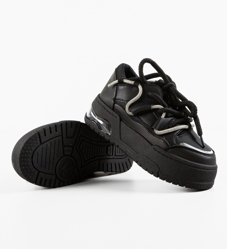 Sneakers Dama Cationi Negri - Confort Sport - imagine 13