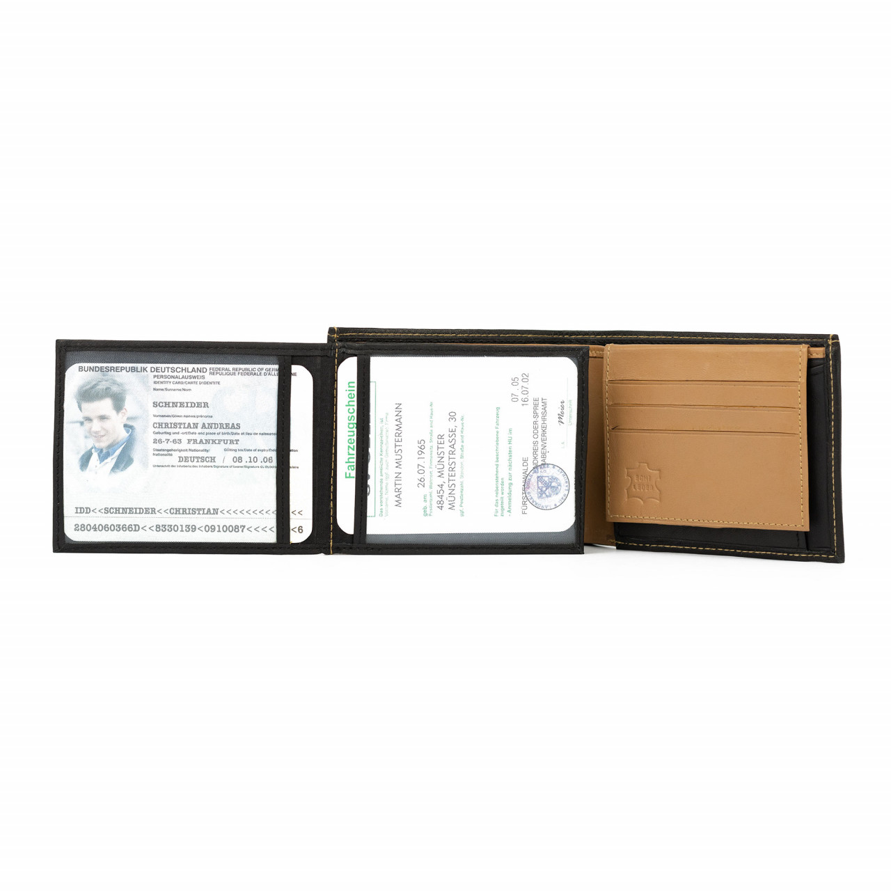 Portofel Delis Matias PT994, Piele Naturală, Germania - imagine 4