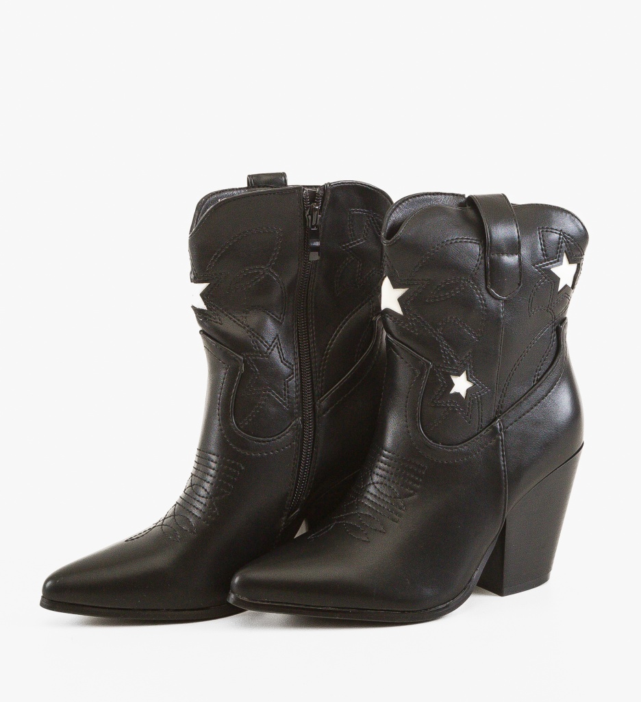 Botine Dama Vanna Negre - Eleganță și Stil - imagine 7